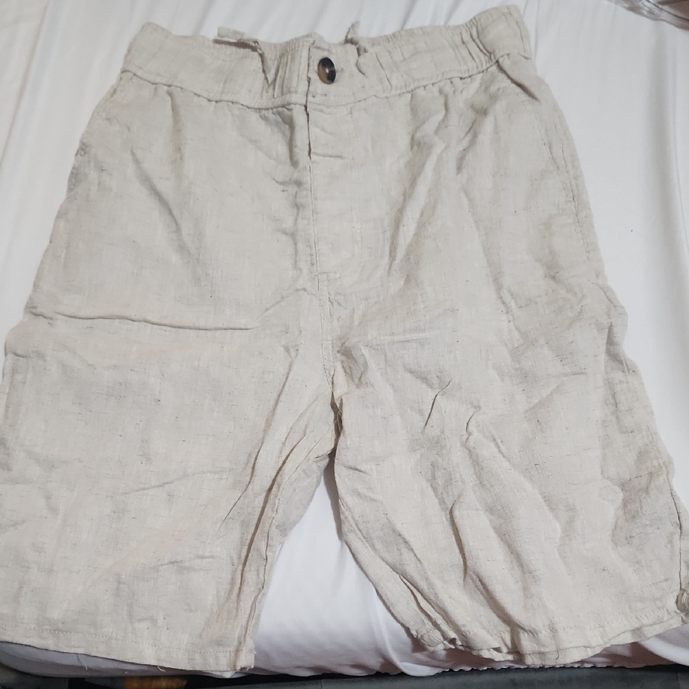 H&M Kids Linen Shorts - Beige